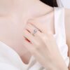 Anillo corte esmeralda