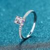 Anillo corte esmeralda