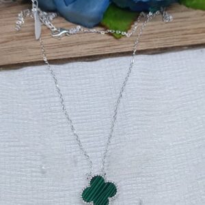 Collar van cleef corto verde