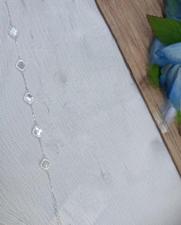Pulso van cleef blanco 5 chico